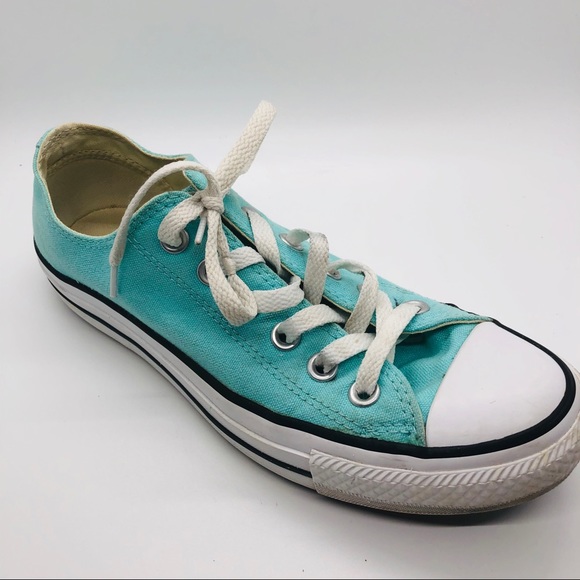 aqua blue converse all star